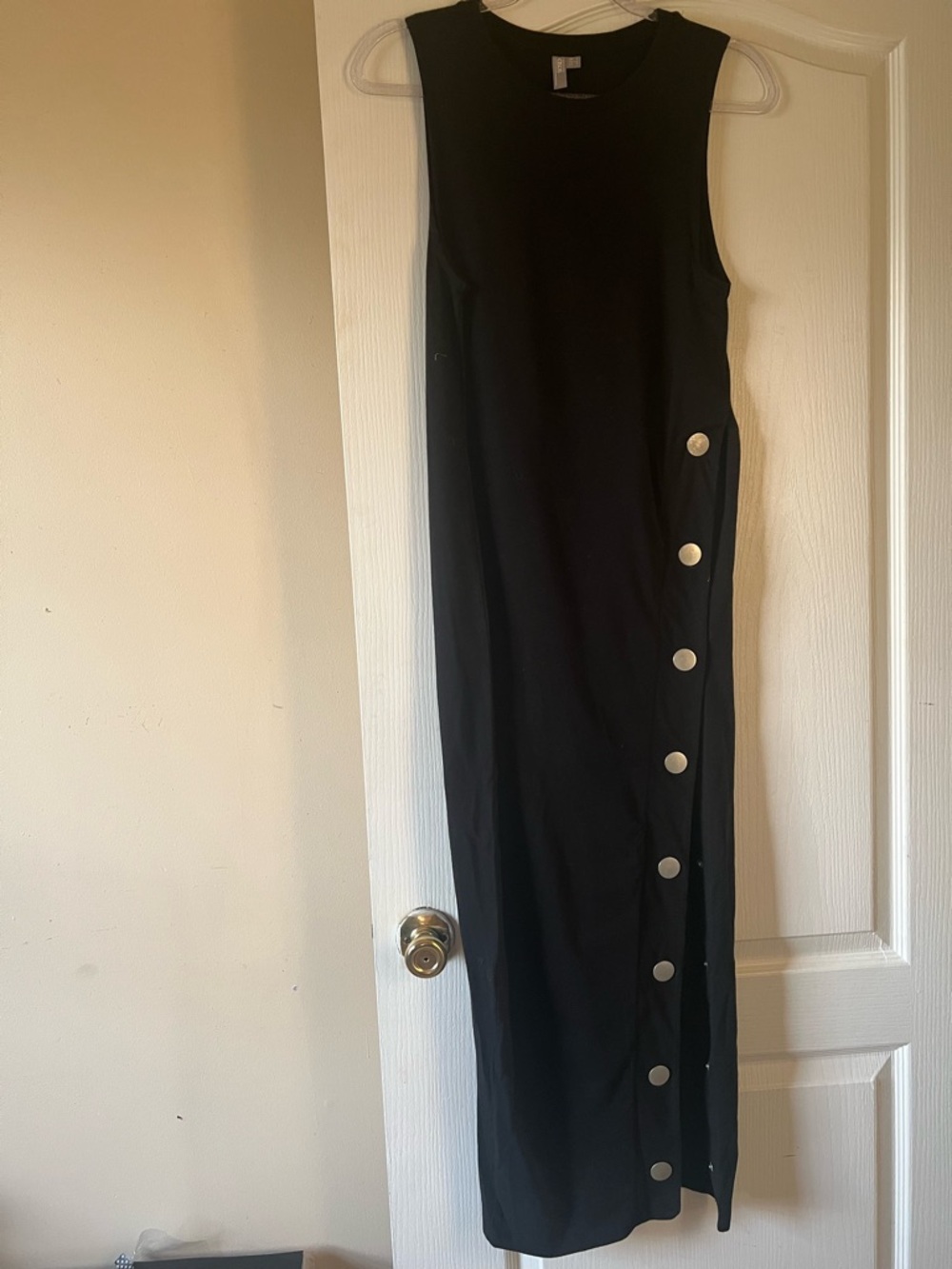 VINTAGE Asos Side Button Maxi Dress